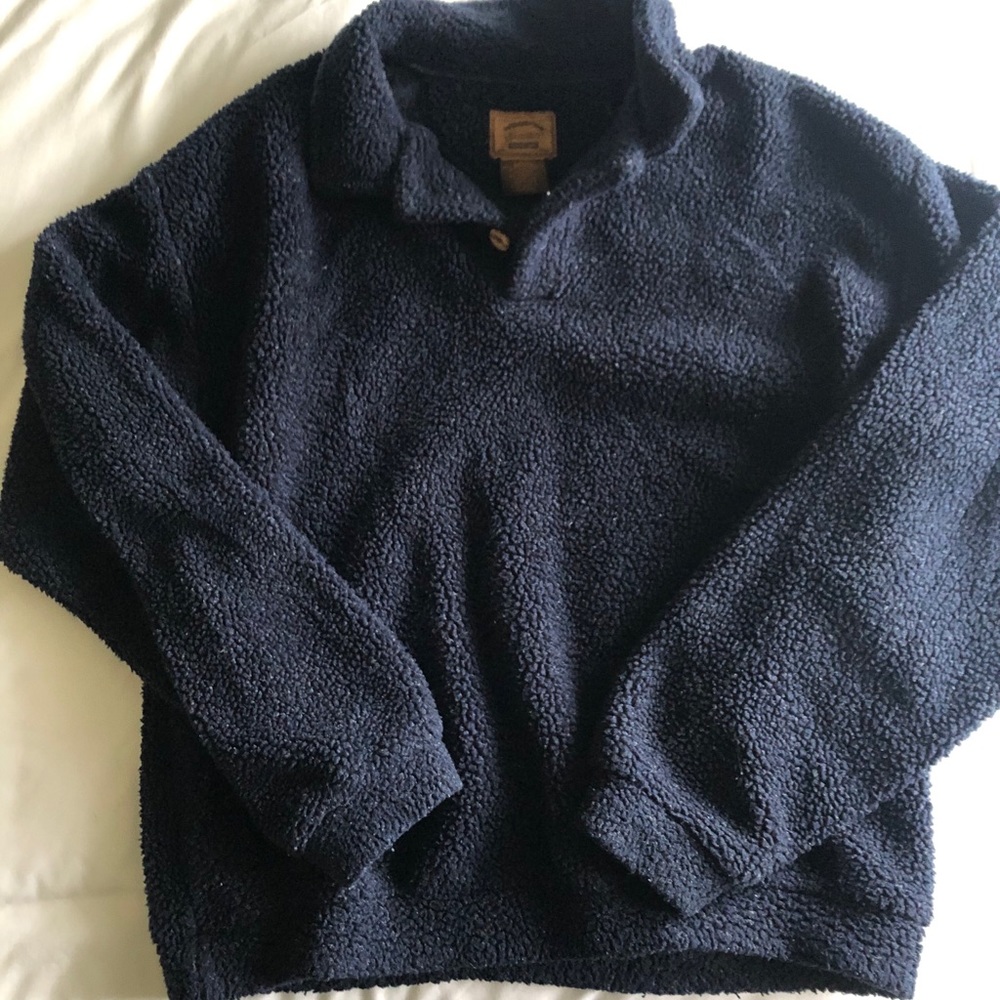 Navy blue Sherpa